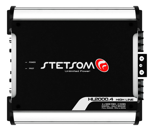 Amplificador Auto Stetsom 4 Canales Potencia 2000 W Rms 2 O