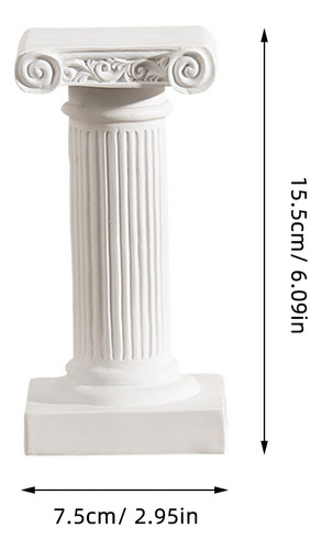 Estatua De Columna Romana, Adorno De Pilar Romano Minimalist