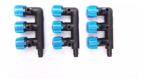Accesorios Para Acuarios - Válvula 3 Salidas Control De Oxig