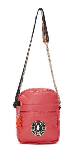 Bandolera San Luis Pop Cadenas Rojo Metalizado