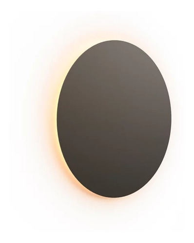 Plafon Aplique Eclipse Imdi Negro 45cm Led Calido 