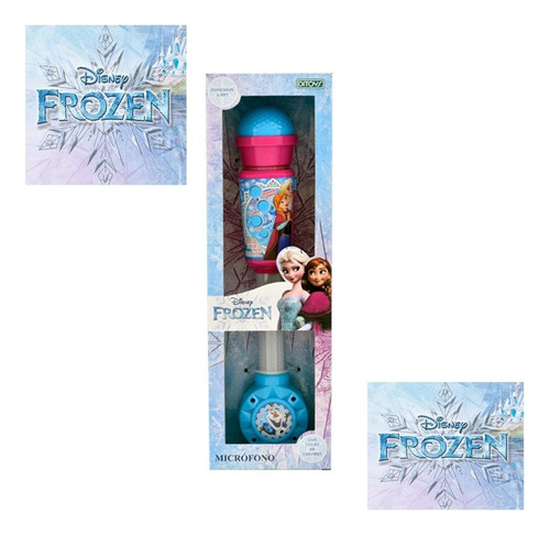  Microfono Frozen Con Luces Disney Sonidos Y Aplausos Mp3