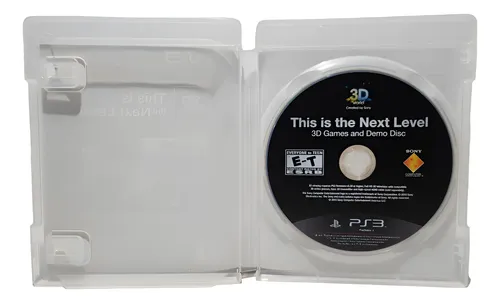 3d Logo And Demo Disc Original Para Ps3 Playstation 3