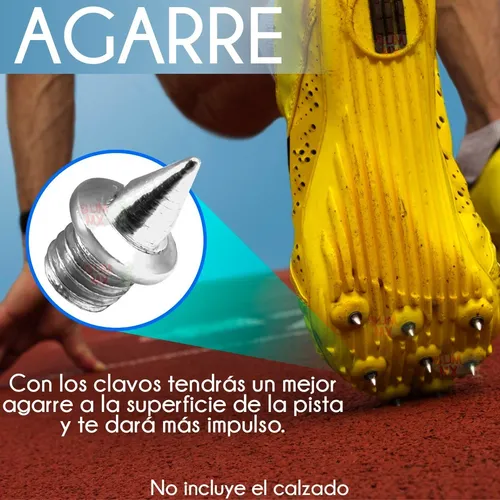 Set De 14 Tacos Para Calzado Atletismo Spikes 6mm Clavos