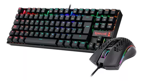 LEVO Pack Teclado Gamer RGB Storm + Mouse Gamer Inalámbrico Levo