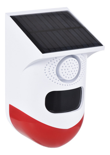 Xd Alarma Con Sensor De Movimiento Solar: Sirena De 120 Db,