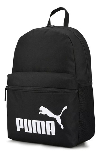 Mochila Puma Para Estudiante Negro Clásica 1439 22and