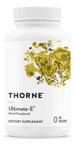 Vitamina E Ultimate Thorne 60 Cápsulas De Gel