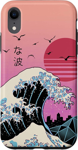 Funda Para  Xr Vintage Retro Ocean   Wave Kanagawa Anim...