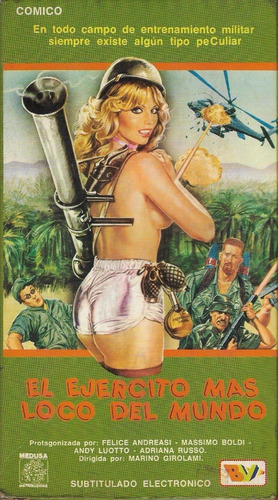 El Ejercito Mas Loco Del Mundo Vhs Felice Andreasi