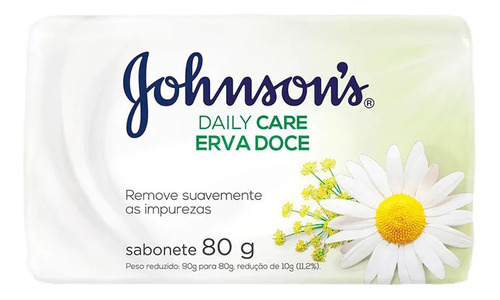 Sabonete Johnson's Daily Care Erva Doce 80g