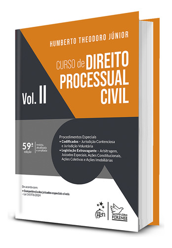 Curso De Direito Processual Civil Volume 2 - 59a Edição 2025 - Humberto Theodoro Jr.
