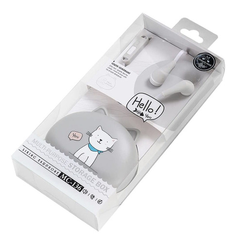 Auricular Cable Oreja Microfono Para Juego Gato Telefono