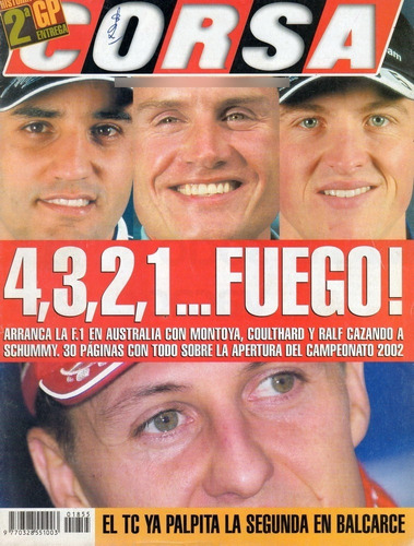 Revista Corsa Nro. 1855 * Formula 1 * 2002