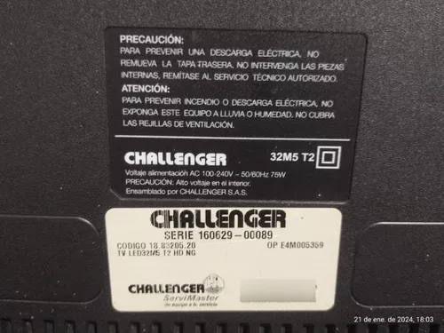 televisor challenger 43 pulgadas Hot Sale de Mercado Libre