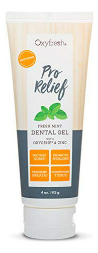Gel Dental Oxyfresh Premium Pro Relief Con Zinc Y Aloe Vera 