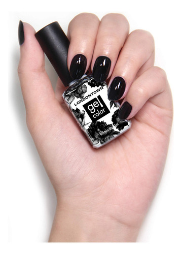 Esmalte de uñas color Londontown Gel Color de 12mL de 1 unidades color Negro