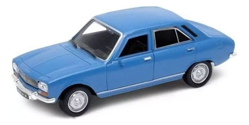 Auto Welly Escala 1:36 Peugeot 504 De 1975 Azul