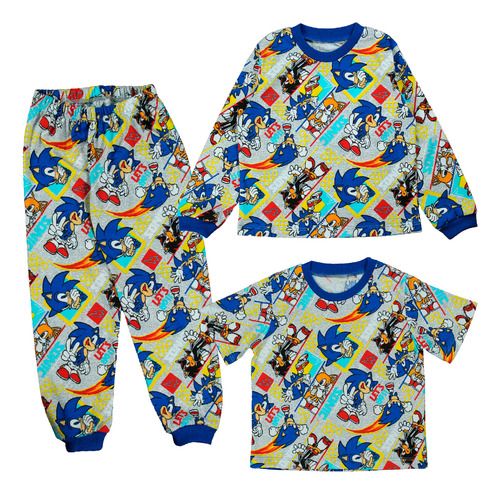 Pijama Infantil Set De 3 Piezas