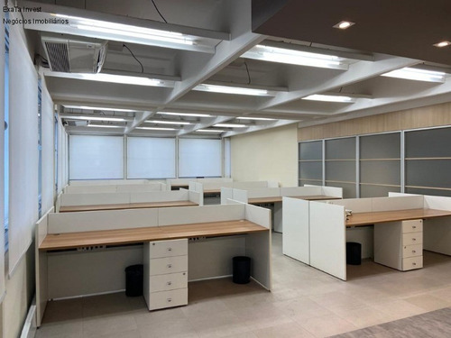 Imagem 1 de 13 de Conjunto Comercial Para Locação Ao Lado Do Shopping Morumbi, Estação Cptm, Unidades Prontas Para Uso Com Divisórias E Mobilhado, 415 M² - 7 Vagas De Garagem - Cc00064 - 68862237