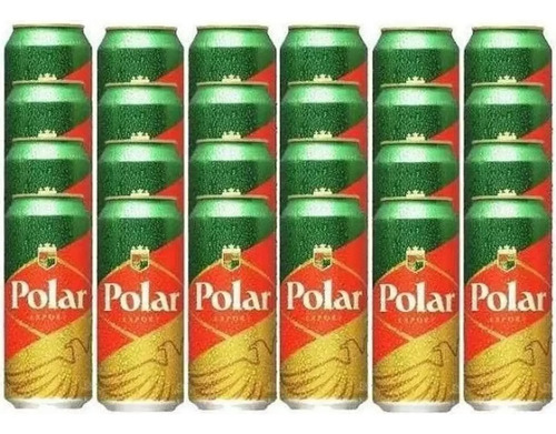 24 Un. Cerveja Pilsen Gaúcha Polar - Latão 473 Ml