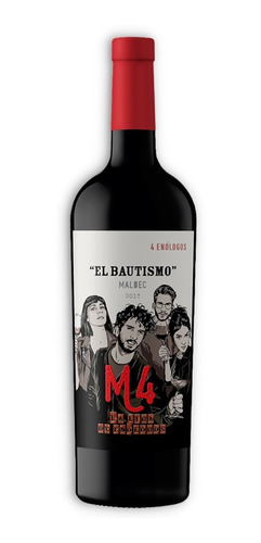 Vino El Bautismo M4 Malbec 750ml Valle De Tulum San Juan