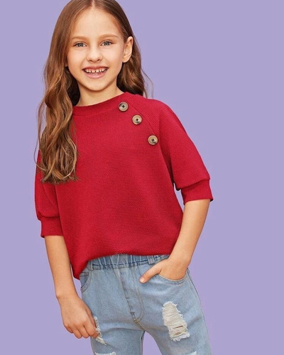 Blusas Para Niñas, Tallas 5/6 Y 9/10 Años.