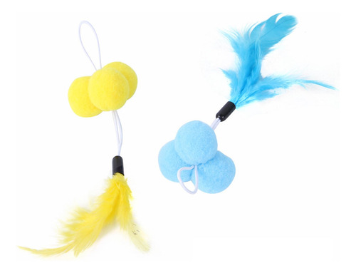 3 X 6 Uds Puerta Colgante Gato Juguetes Kitty Teaser