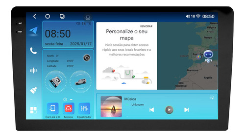 Multimidia Universal Slim 9p Android 14 12gb 256gb 4g 360°