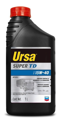 Aceite 15w40 Diesel Ursa Super Td Texaco Lubricante Oferta