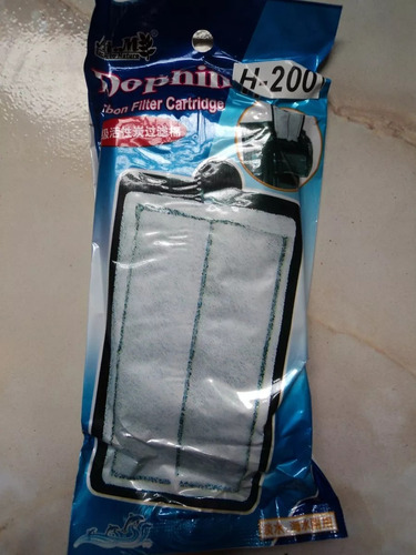Repuesto Cartucho Esponja Con Carbón Cascada Dolphin H-200
