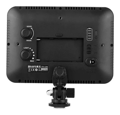 Luz contínua Triopo TTV-204 tipo painel} cor branca-quente e branca-fria
