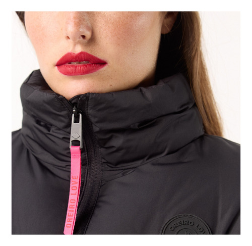 Campera Mujer Puffer Oreiro Love Abrigada Otoño Invierno