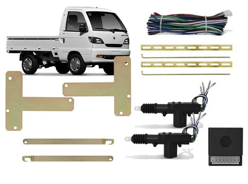 Trava Eletrica Pick Up Effa 2 Portas + Suporte