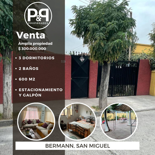 Venta Casa 3d 2b 2e Con Galpón Incluido En San Miguel