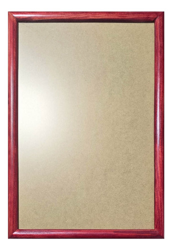 1 Marco De Madera Con Acrilico 70x90cm Amaranto