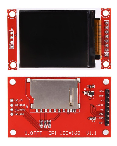 Display Tft 1.8 Spi 128x160 Arduino Raspberry Arm Zocalo Sd