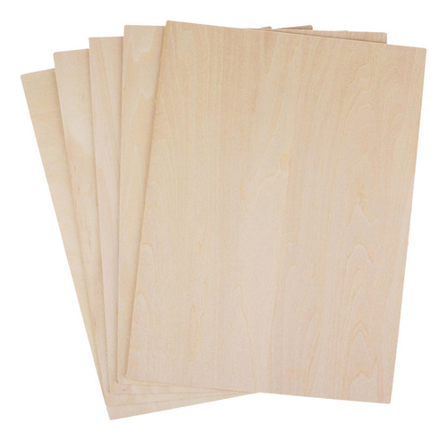 3 X 10x Hojas De Madera Diy Placa De Madera 150mmx100mmx1mm