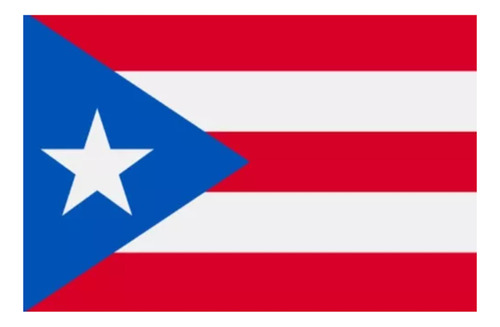 Bandera De Puerto Rico  1.40 De Largo X 90 De Ancho