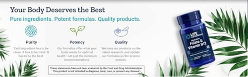 Life Extension Folato Bioactivo Y Vitamina B12 150 Cápsulas