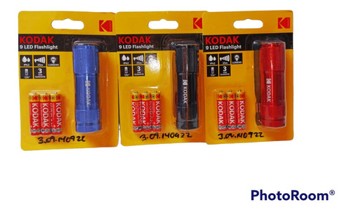 Linterna Con Pilas Triple Aaa 9 Let Kodak-