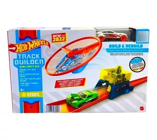 Pack Despegue De Dron Hot Wheels Track Builder Stunt