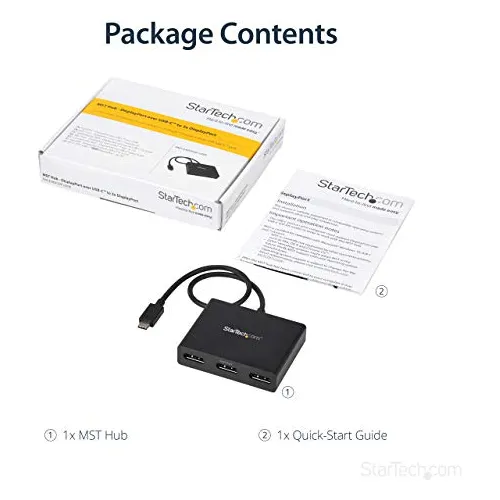Adaptador Startech.com Multimonitor De 3 Puertos Usb-c A 3x