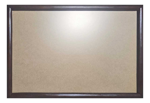 1 Marco De Madera Con Vidrio Anti 50x70cm, Todo Incluido Nogal Claro