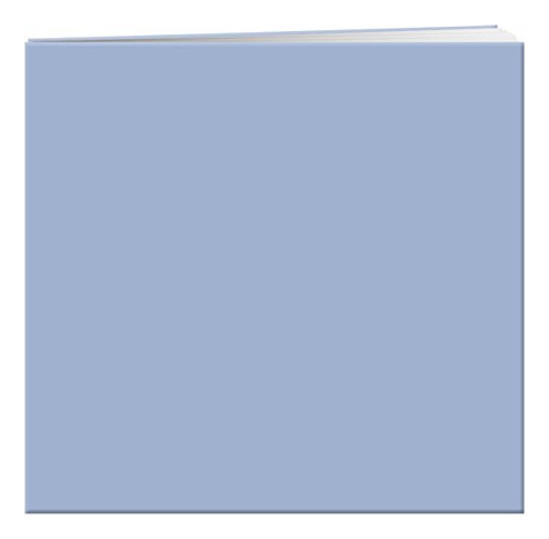 Pioneer Pastel Leatherette Post Bound Album 12 X12 -baby Blu