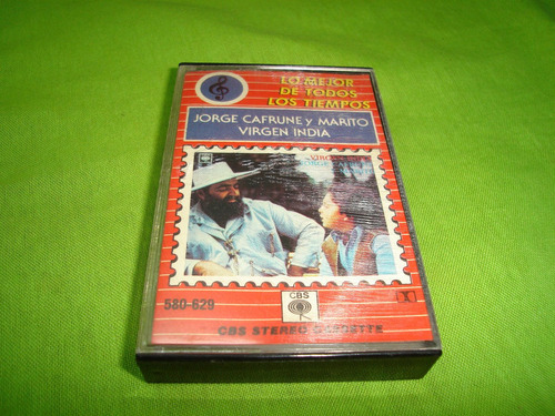 Jorge Cafrune Y Marito - Virgen India - Cassette Ind Arg