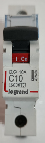 Interruptor Automatico 1p 10a 10ka Curv C Ref 407668 Legrand