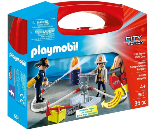 Playmobil 5651 Valija Bomberos