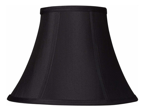 Black Stretch Small Bell Lamp Shade 6  Top 12  Bottom 9