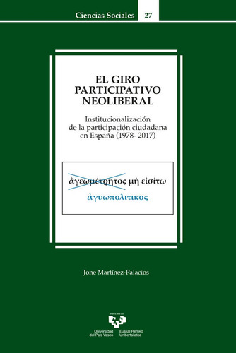 Libro El Giro Participativo Neoliberal Instituci - Martin...